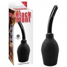 Гигиенический анальный душ «Black Mont», черный, Chisa CN-101442367, бренд Chisa Novelties, из материала ПВХ, длина 25.5 см., со скидкой