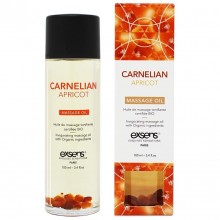 Органическое массажное масло с сердоликом «Carnelian Apricot», 100 мл, Exsens D882485, 100 мл., со скидкой