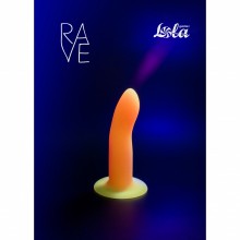 Розовый светящийся в темноте стимулятор «Rave Light Keeper», общая длина 13.3 см, Lola Games 5012-01lola, длина 13.3 см., со скидкой
