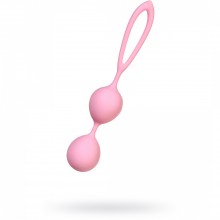 Розовые вагинальные шарики «Lotus», Eromantica 212102, из материала силикон, длина 17 см., со скидкой
