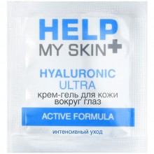 Крем-гель для кожи вокруг глаз «Help my skin hyaluronic», 3 гр., LB-25024t, бренд Биоритм, 3 мл., со скидкой