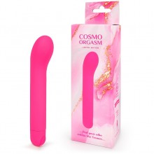 Розовый мини-вибратор «Cosmo Orgasm» с увеличенной головкой, 10 режимов вибрации, Bior Toys csm-23170, длина 14 см., со скидкой