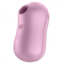 Вакуумно-волновой вибростимулятор «Cotton Candy» цвет лиловый, Satisfyer 4037226LIL, из материала силикон, длина 8.6 см.