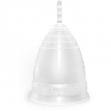 Прозрачная менструальная чаша «OneCUP Classic», размер S, OC82, длина 6.8 см., со скидкой