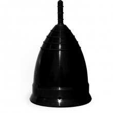 Черная менструальная чаша «OneCUP Classic», размер S, OC84, из материала силикон, длина 6.8 см., со скидкой