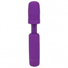 Массажер-вибратор с гибкой головкой «Power Tip Jr Flexi Head», цвет фиолетовый, материал анодированный пластик ABS, Seven Creations 51090, из материала пластик АБС, длина 13 см., со скидкой