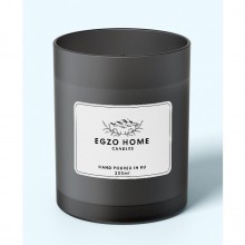 Свеча «Egzo Home» в черном стеклянном стакане, 200 мл., EGZO CNDLE-GBL, из материала парафин, цвет черный, 200 мл.