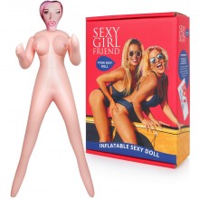 Надувная кукла «Анджелина», цвет телесный, Sexy Girl Friend SF-70279, бренд Bior Toys, из материала ПВХ, 2 м., со скидкой