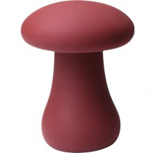 Вибратор для клитора «Oyster Mushroom», цвет красный, материал силикон, CNT-430027R, длина 7.4 см., со скидкой
