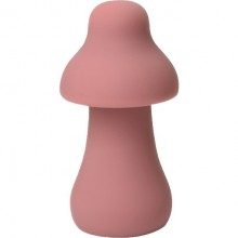 Клиторальный вибратор в виде гриба «Protruding Mushroom Rose», CNT-430028P, из материала силикон, цвет розовый, длина 9.4 см.