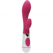 Вибратор-кролик «Clit Fun Vibrator Pink», цвет розовый, CNT CNT-060008P, из материала силикон, длина 20 см., со скидкой