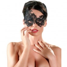 Ажурная маска «Cottelli Collection» с асимметричным узором, цвет черный, Orion 24803011001, из материала полиэстер, со скидкой