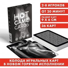 Игральные карты «Hot Game Cards Hуар», Сима-Ленд 7354583, из материала картон, цвет черный, со скидкой