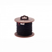 Черная веревка для шибари на катушке, хлопок, 3 м, Crazy Handmade СН-5102, 3 м., со скидкой