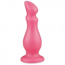 Розовая фигурная анальная пробка, Биоклон 436300, бренд LoveToy А-Полимер, из материала ПВХ, цвет розовый, длина 14 см., со скидкой