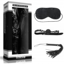 Набор для игр «Deluxe Bondage Kit», цвет черный, LoveToy SM1001, со скидкой