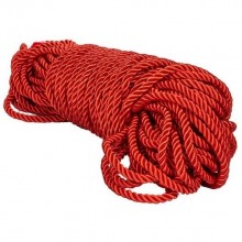 Веревка «Scandal BDSM Rope» длина 30 метров, цвет красный, California Exotic Novelties SE-2711-97-2, бренд CalExotics, из материала Полиэстер, 30 м.