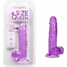 Фиолетовый фалоимитатор на присоске «Size Queen Purple», California Exotic Novelties SE-0260-15-2, бренд CalExotics, длина 25.25 см.