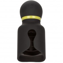 Мужской вибро-мастурбатор с язычком «Boundless Flickering Stroker», цвет черный, материал силикон, CalExotics SE-2703-50-3, длина 6.75 см., со скидкой