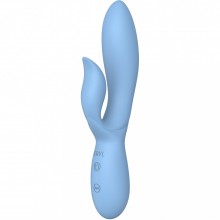 Вибратор кролик из силикона «Isida», цвет голубой, Le Frivole Costumes 06772 One Size, цвет синий, длина 21 см., со скидкой
