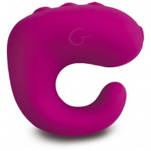 Вибрирующее кольцо на палец 2 в 1 «Gring XL», цвет фуксия, G-Vibe FT10790, из материала силикон, длина 5 см., со скидкой