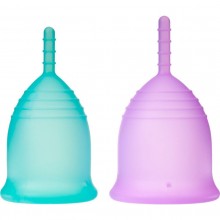 Набор менструальных чаш «Clarity Cup», размеры S и L, SX 0052, длина 8 см., со скидкой