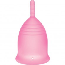 Розовая менструальная чаша «Clarity Cup », размер L, SX 0055, из материала силикон, диаметр 4.8 см.