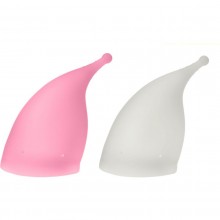 Набор менструальных чаш «Vital Cup», размеры S и L, Bradex SX 0051, из материала силикон, длина 8 см.