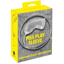 Насадка на пенис «Piss Play Sleeve» для игр с мочеиспусканием, Orion 5556060000, цвет прозрачный, длина 10.6 см., со скидкой