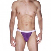 Яркие фиолетовые мужские трусы-тонги, размер L/XL, La Blinque LBLNQ-15548-LXL, цвет фиолетовый, со скидкой