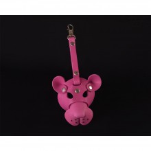 Брелок-маска «Розовая пантера», цвет фуксия, Sitabella 4077-4, бренд СК-Визит, из материала кожа, со скидкой