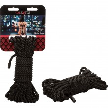 Веревка черная 10 метров «Scandal BDSM Rope», California Exotic Novelties SE-2712-00-2, бренд CalExotics, цвет черный, 10 м.