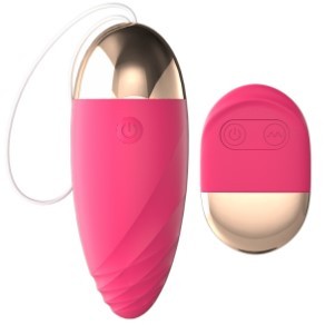 Розовое виброяйцо «Play With Me Love Egg» с пультом ДУ, CNT-510004P, из материала силикон, со скидкой