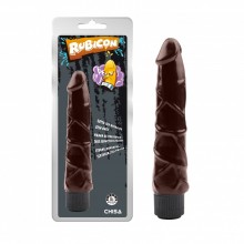 Вибратор-реалистик «Ignite vibrating Cock Brown» анатомической формы, цвет коричневый, Chisa CN-711845314, бренд Chisa Novelties, из материала ПВХ, длина 21.5 см.