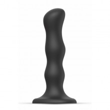 Элегантный фаллоимитатор «Dildo Geisha Ball Noir XL», цвет черный, Strap-On-Me 6016879, из материала силикон, длина 19 см., со скидкой
