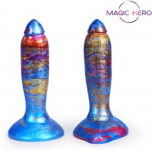 Разноцветный фантезийный фаллоимитатор «Amazing Toys», Magic Hero MH-13006, из материала силикон, длина 21 см., со скидкой