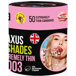 Презервативы ультратонкие «So Much Sex 003», упаковка 50 шт, Maxus 1729mx, из материала латекс, длина 18 см., со скидкой