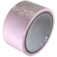 Скотч для бондажа «Bondage Tape», розовый, 15 м, Eroticon P3381P, из материала ПВХ, 15 м., со скидкой