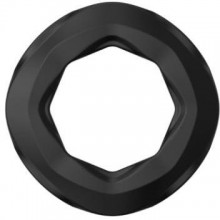 Черное эрекционное кольцо «№06 Cock Ring», Erozon ER01773-06, из материала силикон, цвет черный, диаметр 4.8 см., со скидкой