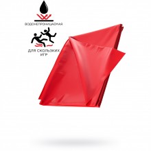 Красная простыня для секса из ПВХ «Bed Sheet», Black&Red by TOYFA 901501-9, коллекция Black & Red, цвет Красный, 3 м., со скидкой