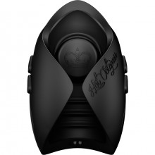 Интерактивный мастурбатор «Pulse Solo Interactive», цвет черный, Kiiroo 11035, из материала силикон, длина 10.6 см., со скидкой
