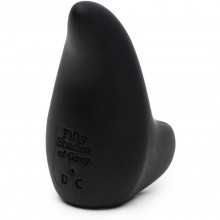 Пальчиковый вибратор «Finger Vibrator Sensation», цвет черный, Fifty Shades of Grey 82932, из материала силикон, длина 7.6 см., со скидкой