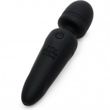 Вибратор мини-ванд «Mini-Wand Vibrator Sensation», цвет черный, Fifty Shades of Grey 82936, из материала силикон, длина 10.1 см., со скидкой
