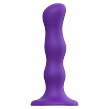 Фаллоимитатор «Strap-On-Me Dildo Geisha Ball», фиолетовый, силикон, Strap-on-me 6016886, длина 19 см., со скидкой
