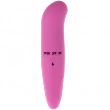 Мини вибратор точки-G изогнутой формы, цвет розовый, материал пластик, TVB-0507, бренд OEM, из материала пластик АБС, длина 12 см., со скидкой