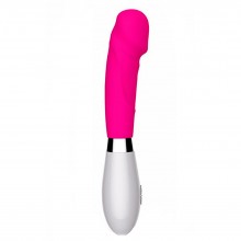 Секс вибратор с чувствительной головкой, цвет розовый, TVB-0215R, длина 20.6 см., со скидкой