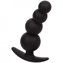 Анальная елочка для ношения «Boundless Beaded Plug», цвет черный, California Exotic Novelties SE-2700-47-2, из материала силикон, длина 9 см.