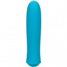 Миниатюрный перезаряжаемый вагинальный вибромассажер «Kyst T.C.B. Taking Care of Business», цвет синий, California Exotic Novelties SE-3300-81-2, из материала силикон, длина 10.5 см., со скидкой
