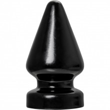 Анальная втулка «POPO Pleasure Draco», цвет черный, ToyFa 731455, из материала ПВХ, длина 20 см., со скидкой