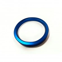 Синее эрекционное кольцо на член, материал алюминий, TNK-0024L, бренд OEM, диаметр 6 см., со скидкой
